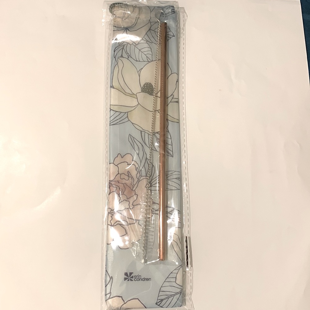 Erin Condren portable reusable straw kit